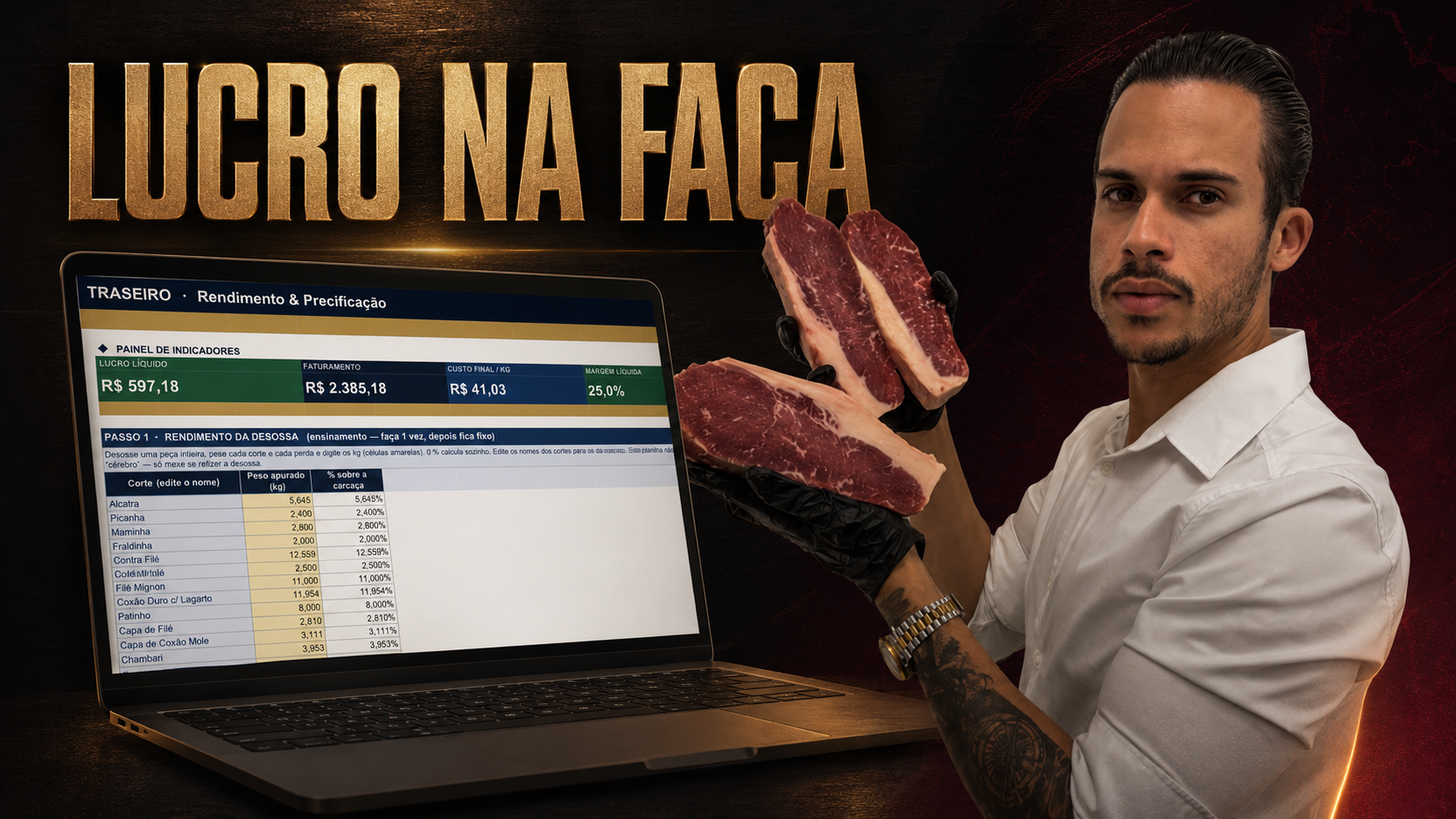 Wéricles Silva, criador da Lucro na Faca